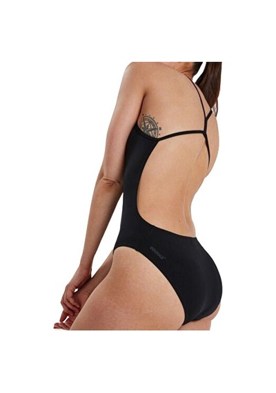 Speedo Eco End+ Tsrp Af Blk Kadın Yüzücü Mayosu 8-135390001 Siyah Siyah