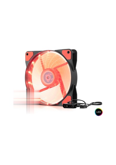 Kasa Fanı Led 12 Cm - Siyah Hdx1520