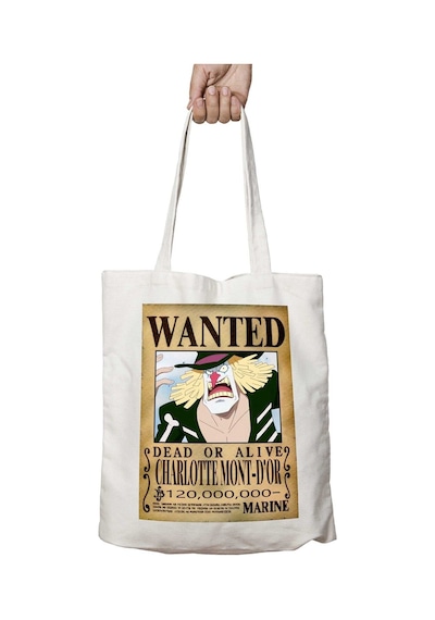 Art Hediye Wanted Charlotte Mont D'or Anime İki Tarafı Kalıcı Baskılı Yıkanabilir Çanta Çok Renkli