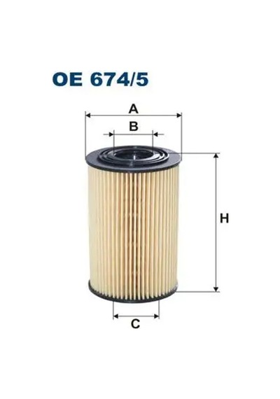 Fıltron Oe6745 Yag Filtresi 263202a500 263202a501 263203c300