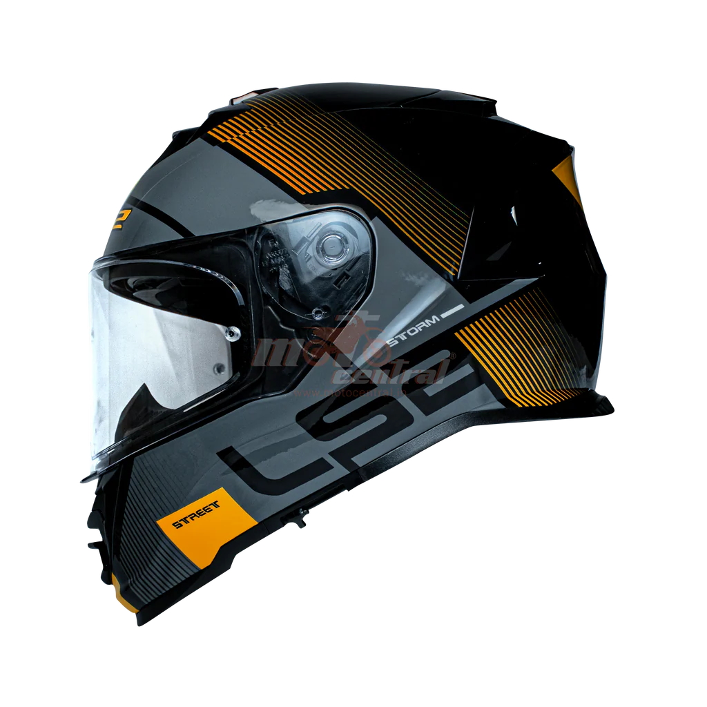 Ls2 Storm 2 Epıc Fullface Motosiklet Kaskı Siyah - Turuncu