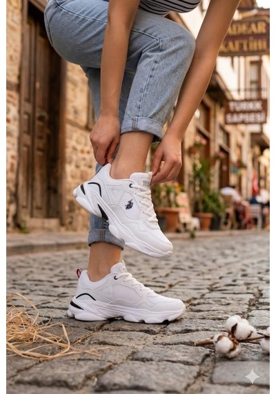 U.s. Polo Assn. Bob Wmn 6fx Rahat Sneaker Kadın Ayakkabı Beyaz