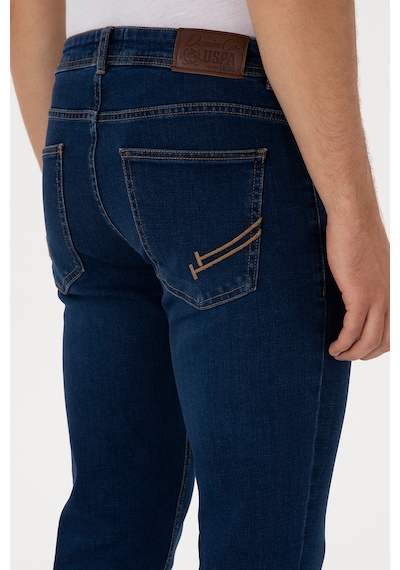 U.S. Polo Assn. Erkek Koyu Mavi Slim Fit Jean Pantolon 50316552-DN0023