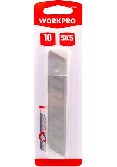 Workpro Wp212002 18mm 10 Lu Maket Bıçağı Yedeği