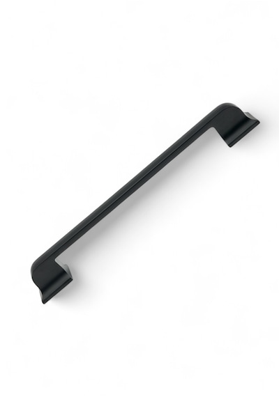 Beta Düz Antrasit Alüminyum Metal Lüks Modern Mobilya Çekmece Mutfak Dolabı Kulpu 160mm-192mm Antrasit
