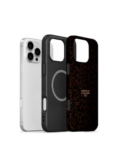 Velvoria Valestra Gece Leopar Apple Apple iPhone Uyumlu 16 Pro Max Magsafe Koruma Kılıfı Valestra Magline - Gece Leopar