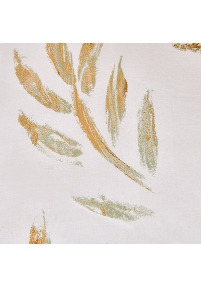 Soft Bulong 2'li Yastık Kılıfı - Ekru / Yeşil - 50x70 Cm Renkli