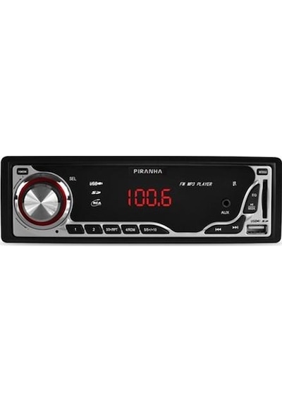 Piranha Charger C Type Radyolu / Usb /Sd Oto Teyp