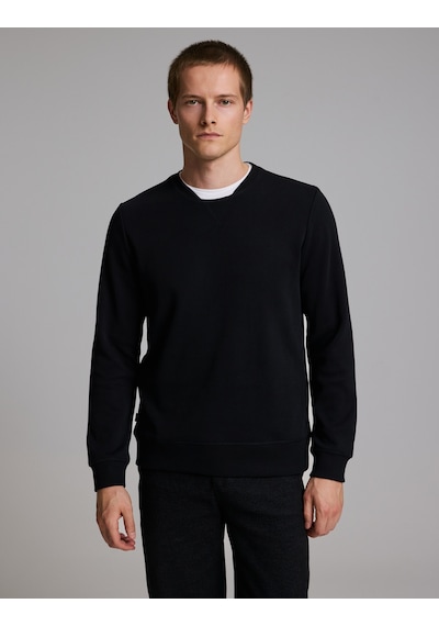 Pierre Cardin Siyah Regular Fit %100 Pamuk Bisiklet Yaka Sweatshirt 50331600-vr046