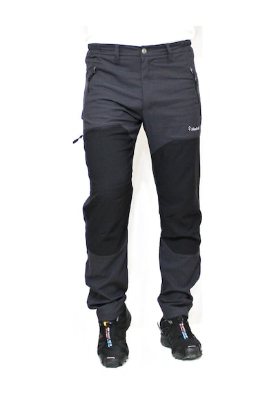 Mudwill Alpin Likralı Erkek Outdoor Pantolon Gri-Siyah