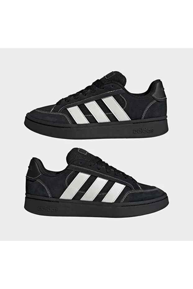 Adidas Jr 9819 Erkek Gc Alpha Sk8 Sneaker Spor Ayakkabı Siyah - Beyaz