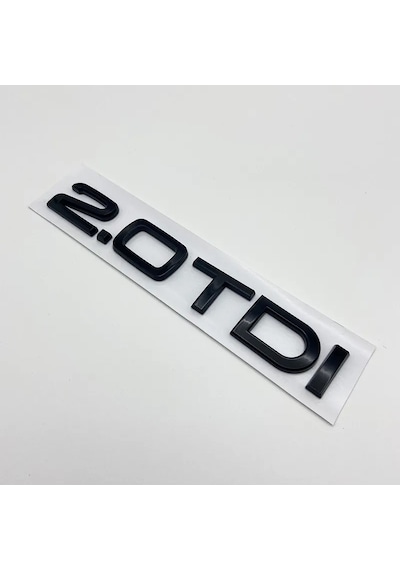 2.0 Tdı Bagaj Yazısı Arma Logo Siyah Renk Bagaj Yazı Luggage Sign