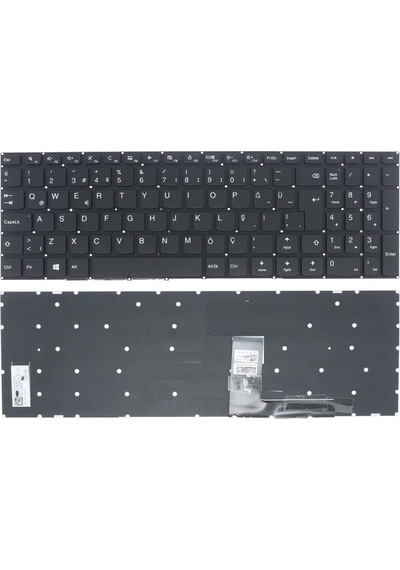 Lenovo Uyumlu İdeapad 310-15ıkb, 510-15ıkb Notebook Klavyesi, Laptop Tuş Takımı Siyah Tr / Kl0976