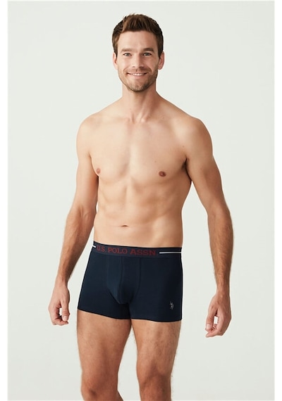 U.S. Polo Assn. U.s Polo Assn. 80328 Erkek 3 Lü Boxer-bordo&lacivert&grmlj.baskılı