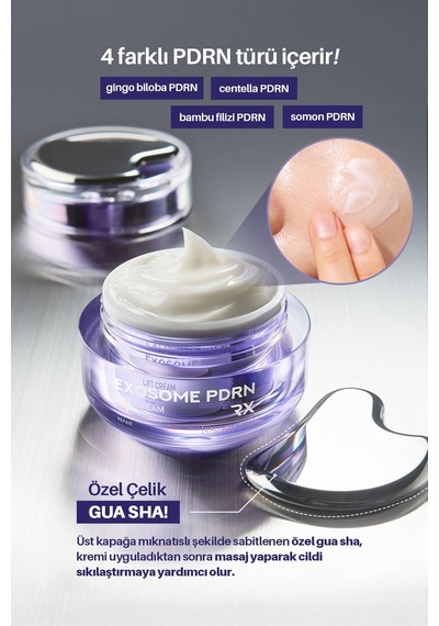 Maxclınıc Exosome PDRN Yoğun Elastikiyet ve Cilt Dolgunlaştırıcı Maxclinic Krem + Gua Sha