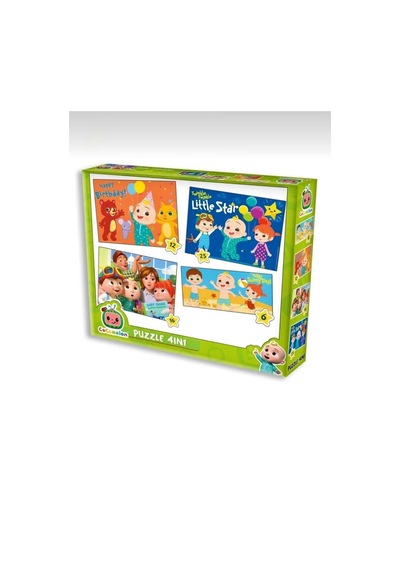 4'ü 1 Arada Eğitici Puzzle Seti Eğlence Dolu 4'lü Puzzle Seti Farklı Görseller İle Sınırsız Heyecan