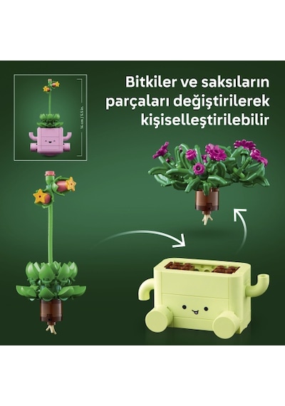 LEGO® Botanicals Sallanan Bitkiler 11506 - 9 Yaş ve Üzeri Çocuklar için Yaratıcı Çiçek Yapım Seti (253 Parça)