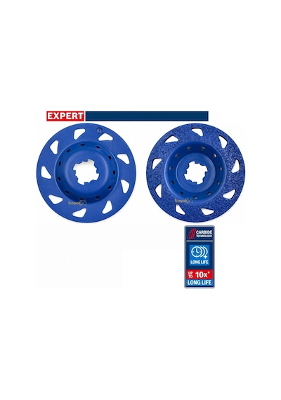 Bosch Expert 115 Mm X-lock Çok Amaçlı Karbür Taşlama Diski İnce Konik 2608901689