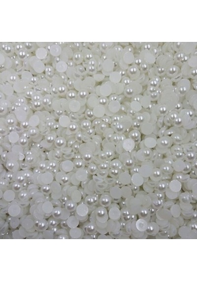 10 MM Yarım İnci Krem 25 G 100 - 105 Adet