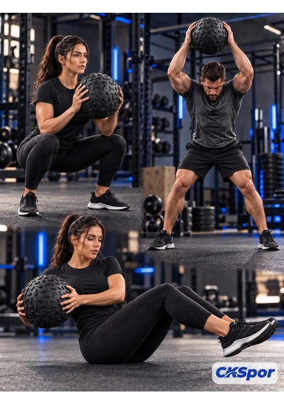 Ckspor 4 Kg Zıplamayan Sağlık Topu Slam Ball Crossfit Fitness Fonksiyonel Antrenman Ağırlık Topu