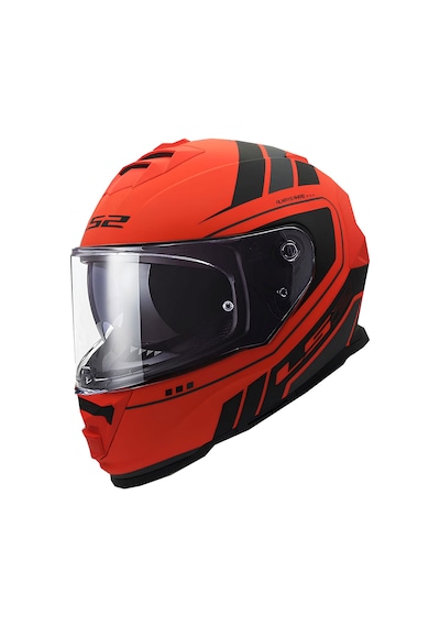 Ls2 Storm 2 Fıst Mat Turuncu-siyah Kask
