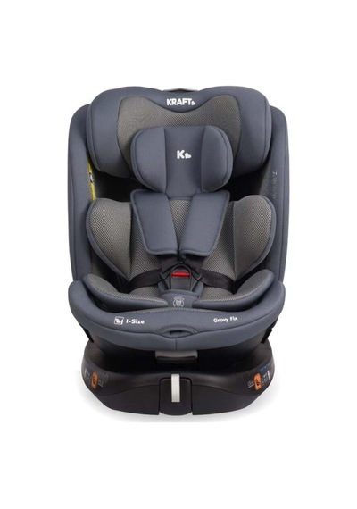 Grovy Fix İ-size 40-150 Cm 0-36 Kg Oto Koltuğu Gri