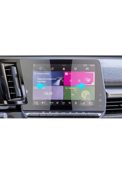 Renault Megane E Tech Multimedya Ekran Koruyucu 9 İnç