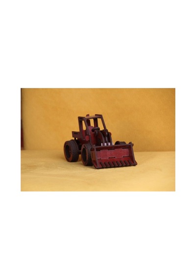 3d Puzzle Üç Boyutlu Puzzle Buldozer 65 Parça