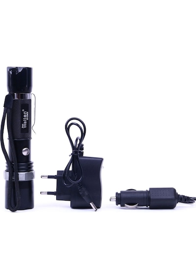Zoomlu Şarjlı El Feneri En Uygun Fiyata Wt-038 Çok Renkli