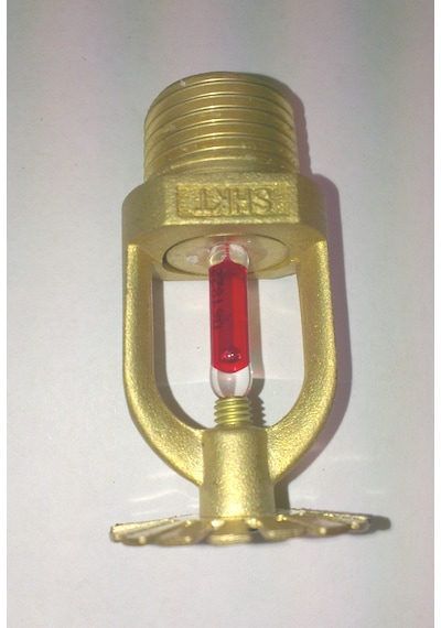 Non Ul Sarkık Tip Yangın Sprink Pirinç 68 C Kırmız 1/2 Sr