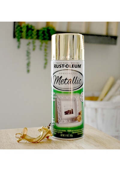 Rust-oleum 1910830 Metalik Gold Sprey Boya 325 Ml Parlak Altın Yansıtıcı Metalik Boya El İşine Özel Diğer