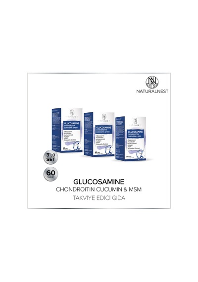Naturalnest Glucosamine Chondroitin Curcumin & Msm Tablet 3 Adet
