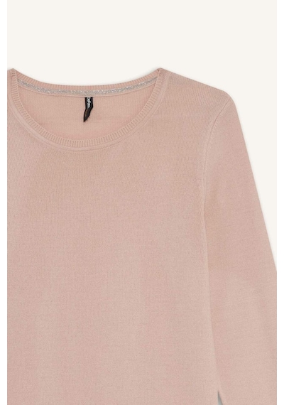 Defacto Regular Fit Bisiklet Yaka Kadın Triko Kazak F7091AZ25WNPN638 - Pembe