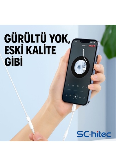 Schitec Lightning To 3.5mm Jack Adaptör Ax02 Shitecjack3.55adaptör