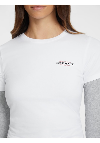 Guess Kadın Tişört-w4yı02j1314 Pure Whıte