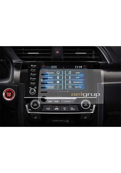 Honda Ael Tech Civic Fc5 Makyajlı Kasa Navigasyon Uyumlu Ekran Koruyucu Nano Film Sku: Zeus8690010143709