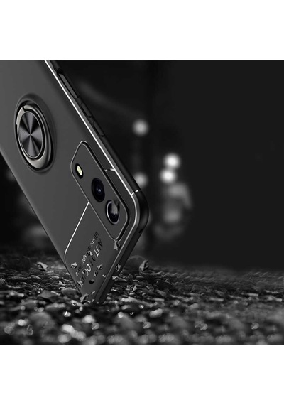 Vivo Y53S 4G Kılıf Yüzüklü Magnetli Ravel Case Kapak