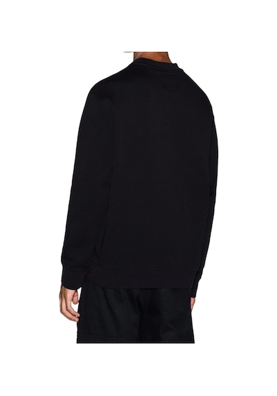 Armani Exchange Erkek Regular Fit Nakışlı Yazı Logolu Sweatshirt - Siyah Black Beauty