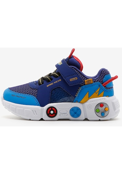 Skechers Gametronix Küçük Erkek Çocuk Mavi Spor Ayakkabı 402262n Rymt Mavi