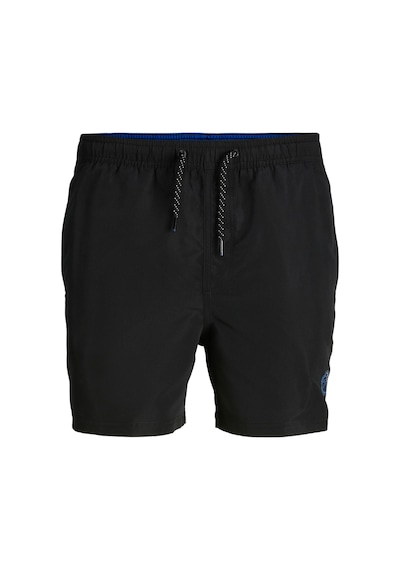 Jack & Jones Jpstfıjı Jjswım Solıd Ly Siyah Erkek Deniz Şortu 000000000101927803 Siyah