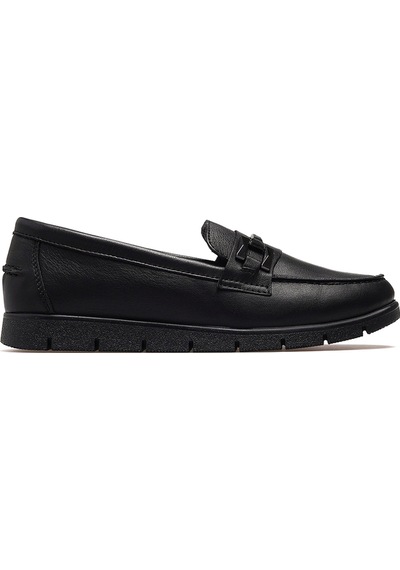 Venüs Kadın Hakiki Deri Comfort Casual Ayakkabı 25k 25075610k Siyah Siyah