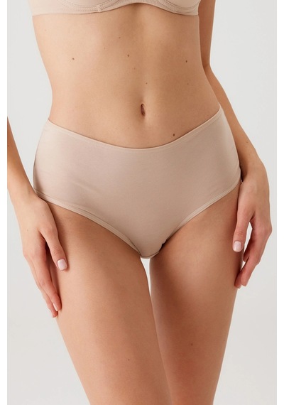 Pierre Cardin Kadın 3'lü Ekonomik Paket Ten 2033 Maxi Cut Pamuklu Basic Külot