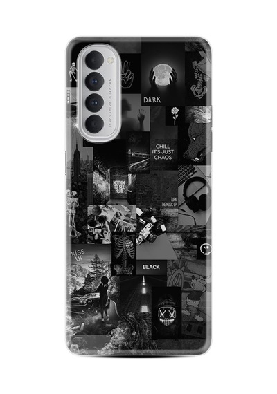 Oppo Reno 4 Pro Kılıf Hayat Serisi Desenli Dark Rise Up - Barkod No 2030