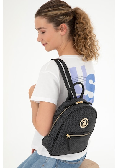 U.S. Polo Assn. Kadın Siyah Sırt Çantası 50293700-VR046