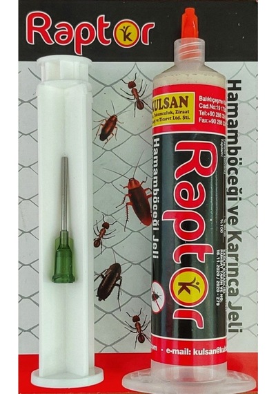 Raptor Jel Hamamböceği Ve Karınca Jeli 35 Gr Böcek Ilacı Yem