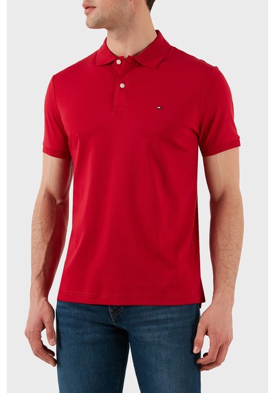 Tommy Hilfiger Erkek Polo Yaka T Shirt Mw0mw39994 Xld Kırmızı Kırmızı