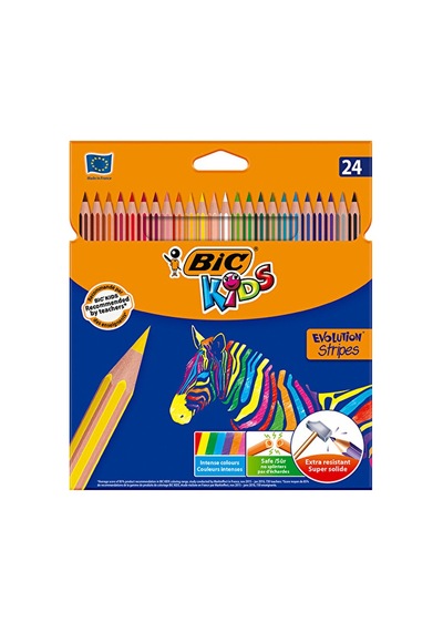 4 Adet Bıc Kids 24'lü Kuru Boya Diğer