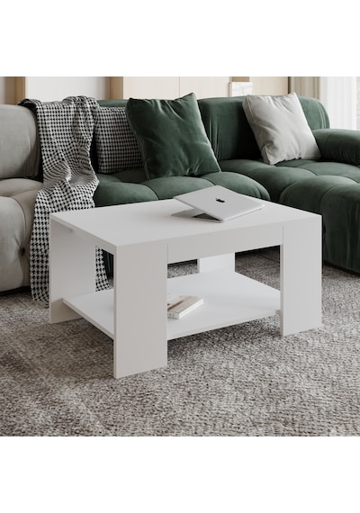 Lina Orta Sehpa – Modern Minimal Tasarım Beyaz