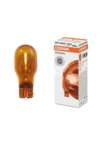 Osram 12V Dipsiz Ampul T15 16W Turuncu N11.3958