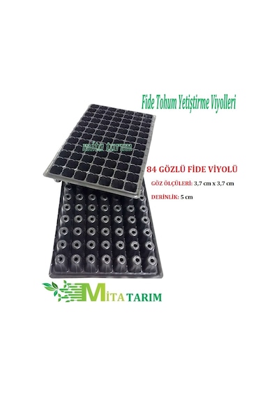 Fide Viyolu, 84 Göz, 4 Adet, Fide Viyol Satışı, Üretim Saksısı (394093640)